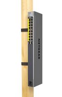 NETGEAR 18-Port Gigabit Ethernet Smart Managed Pro PoE Switch (GS418TPP) - with 16 x PoE+ @ 240W, 2 x 1G SFP, Desktop/Rackmount, and ProSAFE Lifetime Protection