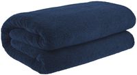 40x80 Inches Jumbo Size, Thick and Large 650 GSM Bath Sheet Cotton, Luxury Hotel & Spa Quality, Absorbent and Soft Decorative Kitchen and Bathroom Turkish Towels, Navy Blue