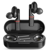 SimpTronic True Wireless Earbuds Bluetooth 5.0 Headphones in-Ear TWS Mini Headset for Sport Deep Bass Stereo Earphones HD Sound Waterproof Noise Cancelling Mic 30 Hours Playtime Black