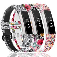 ZEROFIRE Band Compatible with Fitbit Alta and Alta HR Replacement Wristband Adjustable Silicone Sports Watch Band Colorful Printing Straps, Standard Size for 5.5"-8.1" Wrists, No Tracker
