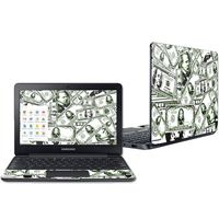 Mightyskins Skin Compatible with Samsung Chromebook 3 11.6" - Phat Cash | Protective, Durable, and Unique Vinyl Decal Wrap Cover | Easy to Apply, Remove, and Change Styles | Made in The USA