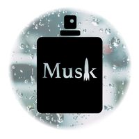 Musk Vinyl Decal Matte Black