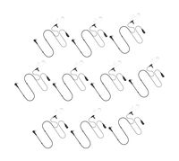 10 Pack BOMMEOW BCT22PRO-M1 2-Wire Clear Coil Surveillance Kit Earphone for Motorola CP200D Bearcom BC95 BC120 BC130