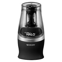 Westcott PRO-Point CarboTitanium Halo Battery Pencil Sharpener, Black