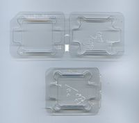 2x Computer CPU Packaging Clamshell Container for FOR LGA775 LGA1150 LGA1155 LGA1156