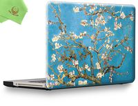 UESWILL Creative Design Smooth Soft-Touch Hard Shell Case Cover for MacBook Pro 13 inch with CD-ROM (Non-Retina) (Model A1278) + Microfibre Cleaning Cloth,Wintersweet