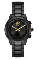 Collins Hybrid SMARTWATCH, Black-Tone Stainless Steel/Black, 38 MM