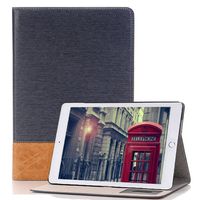 12.9 inch iPad Pro Protective Cover, elecfan Flip Wallet Case, Stand Folio Cover, PU Leather Screen Protective Case Bumper for Apple iPad Pro 12.9 - Blue