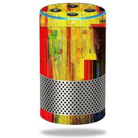MightySkins Skin Compatible with Amazon Echo (2ND Generation) - Painted Wood | Protective, Durable, and Unique Vinyl Decal Wrap Cover | Easy to Apply, Remove, and Change Styles | Made in The USA