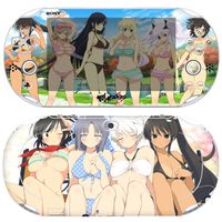 Skin Decals Stickers For PlayStation VITA Slim 2nd Generation PCH-2000 Series Consoles Korea Made - POP SKIN Senran Kagura #04 + Free Gift Screen Protector Film