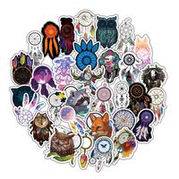 Water Bottle Stickers Dream Catcher 57 Pcs Laptop Stickers Pack Decals for Water Bottle Laptops Ipad Cars Luggages