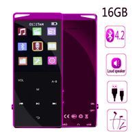 Frehovy 16GB MP3 Player with Bluetooth, Portable Lossless Sound MP3 Music Player with FM Radio Voice Recorder Music Speaker, Support Up to 128 GB with HiFi Headphone