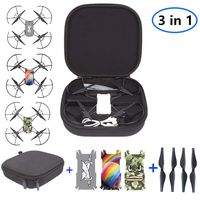 3 in 1 Hardshell Waterproof Carrying Case Box Storage Bag for Tello Drone