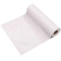 YRYM HT Clear Vinyl Transfer Paper Tape Roll-12 x 50 FT w/Alignment Grid Application Tape for Silhouette Cameo, Cricut Adhesive Vinyl for Decals,Signs, Windows, Stickers