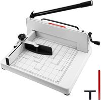 Mophorn Paper Cutter A3 Industrial Heavy Duty Guillotine Trimmer 17Inch 400 Sheets Heavy Duty Paper Cutter Trimmer Machine (A3-17Inch)