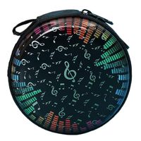 Earphone Case Pouch with carabiner Headphone Organizer Mini Storage Carrying Pouch Bag for Wireless Bluetooth Earbuds Reader Adapter (A)