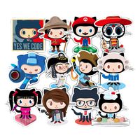 25 Pcs Octocat Waterproof Stickers for Laptop Stickers Motorcycle Bicycle Skateboard Luggage Decal Graffiti Patches Stickers