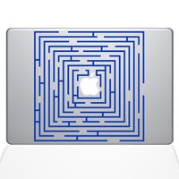 The Decal Guru Maze Runner MacBook Decal Vinyl Sticker - 15" MacBook Pro (2016 & Newer) - Dark Blue (1288-MAC-15X-DB)