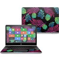 Mightyskins Skin Compatible with Hp Pavilion X360 14" (2017) - Neon Tropics | Protective, Durable, and Unique Vinyl Decal Wrap Cover | Easy to Apply, Remove, and Change Styles | Made in The USA