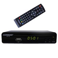 KORAMZI CB-100 HDTV Digital TV Converter Box ATSC with USB DVR Recording and Media Player PVR Function/HDMI Out/RF in - RF Out/RCA Out/USB Input