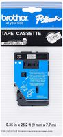 3/8" (9mm) Black on White P-touch TC Tape for Brother PT-III, PTIII Label Maker
