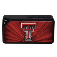 AudioSpice NCAA Texas Tech Red Raiders BX-100 Bluetooth Speaker, Black