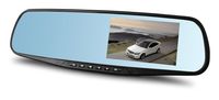 Alpha digital LD353 4.3" Vehicle black box DVR car rear view mirror wide angle & full HD recording no installation and compatible w/ Toyota Honda Nissan Hyundai KIA Subaru Ford Mazda VW & other Model.