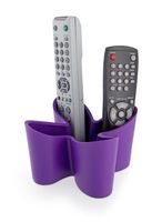 j-me Media Storage Caddy/Cozy Remote Control Tidy (Purple). Media Organizer/Storage Holder. Media Caddy for upto 4 controls. Perfect Storage Solution for all types of remote controls. Non slip rubber.