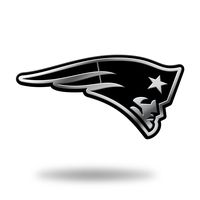 NFL New England Patriots Chrome Finished Auto Emblem 3D Sticker