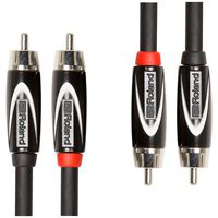 Roland 5ft Interconnect Cable, Dual RCA-RCA, Black series (RCC-5-2R2R)