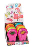 Serve Ring Eraser + Sharpener Combo, 8-Piece Assorted Colors