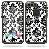 MightySkins Skin Compatible with Lifeproof iPhone 7 Plus - Vintage Damask | Protective, Durable, and Unique Vinyl Decal wrap Cover | Easy to Apply, Remove, and Change Styles | Made in The USA