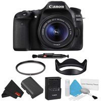 Canon EOS 80D DSLR Camera with 18-55mm Lens Bundle