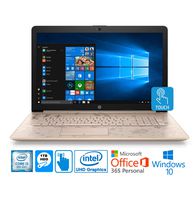 HP 17 Intel i3-8130U 8GB 1TB HDD 17.3" Touch Screen Laptop with MS Office 365 (Renewed)