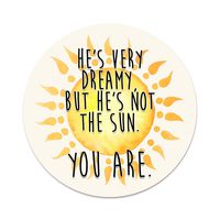2X Sticker Set - He's Very Dreamy - for Phone Grip Stent Cell Phones Tablets (Stickers Only)