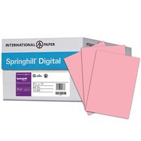 Springhill Colored Paper, Cardstock Paper, Pink Paper, 67lb, 147gsm, 8.5 x 11, 8 Reams /2,000 Sheets - Vellum Card Stock, Thick Paper (076000C)