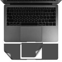 MacBook Air A1932 Palm Rest Cover, CASEBUY PalmRest Skin with Trackpad Protector for MacBook Air 13-inch Model A1932 2019 2018 Protective Vinyl Decal Cover Sticker, Space Grey