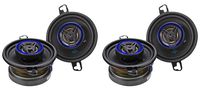 (4) AUTOTEK ATS35CX 3.5" 600 Watt Coaxial 2-Way Car Audio Speakers