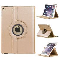 iPad Pro 12.9 Case 2018 3rd Generation, Premium 360 Degree Rotating Stand Smart Shockproof Cover Slim Leather Case for Apple iPad Pro 12.9 Inch 2018, Support Apple Pencil Charging- Gold