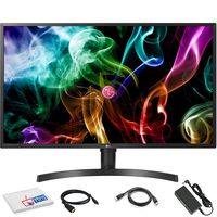 LG 32UK550-B 31.5" 16:9 4K FreeSync LCD Gaming Monitor (32UK550-B) with HDMI Cable and Microfiber Cleaning Cloth
