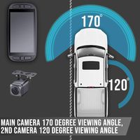 Pinnacle WiFi-4K GPS Dual (2 Cam) Dash Cam! Record from 2 Viewpoints! with WiFi & ADAS