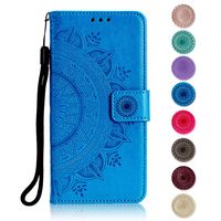 Huawei P20 Case, The Grafu Leather Case, Premium Wallet Case with [Card Slots] [Kickstand Function] Flip Notebook Cover for Huawei P20, Blue