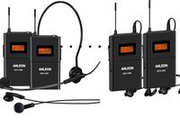 Anleon MTG-100 902mhz-927mhz wireless language simultaneous interpretation and assistive listening (1 Transmitter and 15 Receivers)