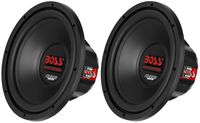 2 New Boss CH12DVC 12" 3600W Car Subwoofers Audio DVC Power Subs Woofers 4 Ohm