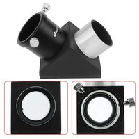 Astromania 1.25" 90-Degree Diagonal Mirror - More Comfortable Viewing Orientation as You Observe from Above, Filter Thread for Any 1.25" Filter and Accepts Standard 1.25" eyepieces