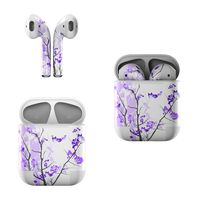 Skin Decals for Apple AirPods - Violet Tranquility - Sticker Wrap Fits 1st and 2nd Generation