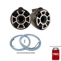 Wet Sounds REV 10 X Mount Tower Speakers with LEDKITREV10-RGB RGB LED Speaker Rings