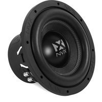 NVX 10-inch True 750 watt RMS 1500 watt Peak Dual 4-Ohm Car Subwoofer 3-Dimensional Die Cast Aluminum Basket [VCW104]