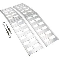 Ultra-Tow Bi-Fold Arched Aluminum Loading Ramp Set - 3000-Lb. Capacity, 8ft.L