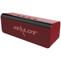 ZEALOT S31 Portable Bluetooth Speakers,Wireless Bluetooth Speaker with Loud Stereo Sound,Exceptional Bass Indoor/Outdoor 33 ft Bluetooth Range Built-in Mic,Perfect for Home, iPhone,Samsung(Red)